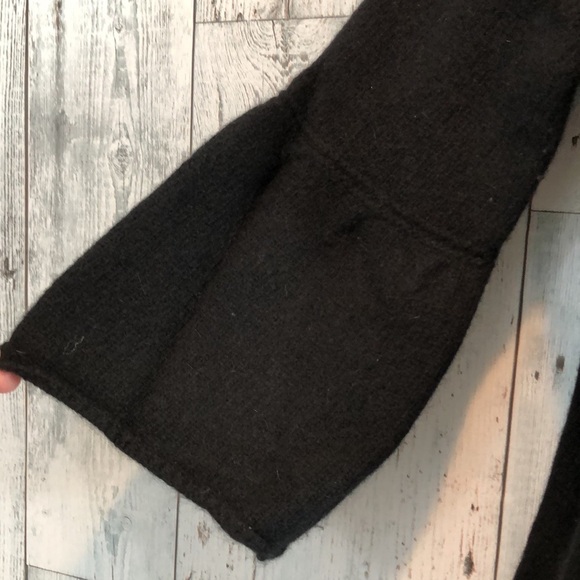 Sarah Spencer Lambs Wool Blend Black Cardigan Small - Picture 4 of 12